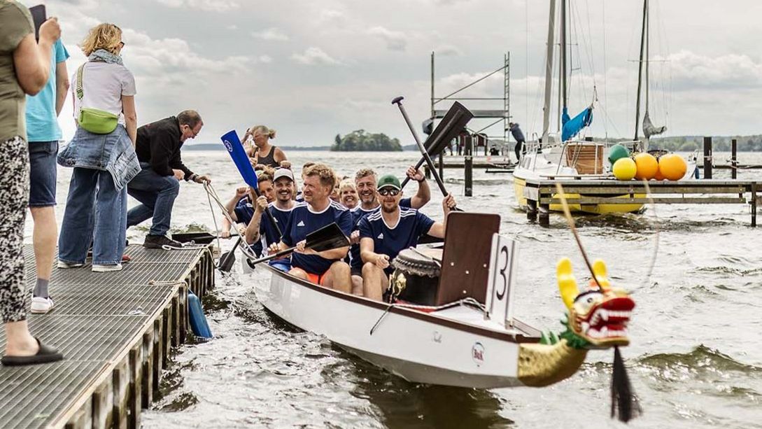 Paddeln. Lachen. Gewinnen!