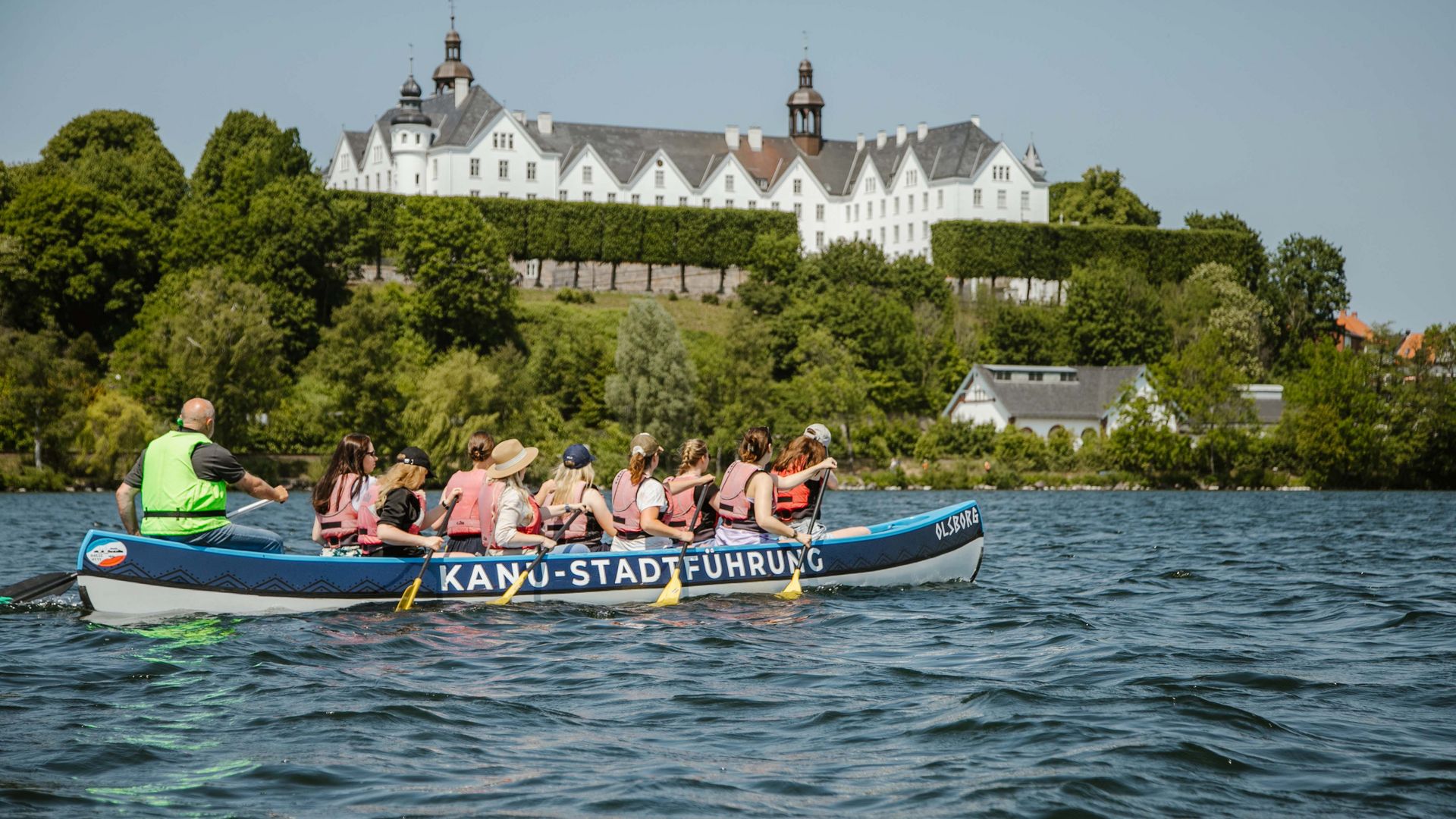 Kanustadtführung in Plön